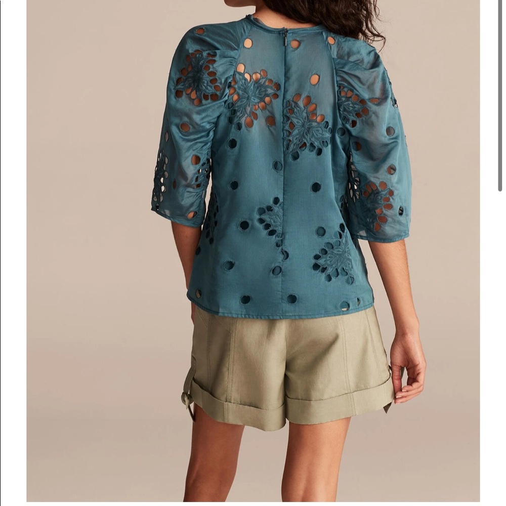 NWT Rebecca Taylor Honeysuckle top - Picture 3 of 6